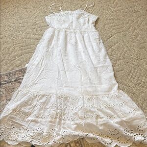 Women’s Eyelet Maxi Dress Dress